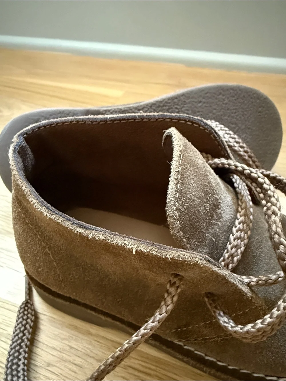 Jcrew Kids Brown upper leather Lace-Up Desert Boots